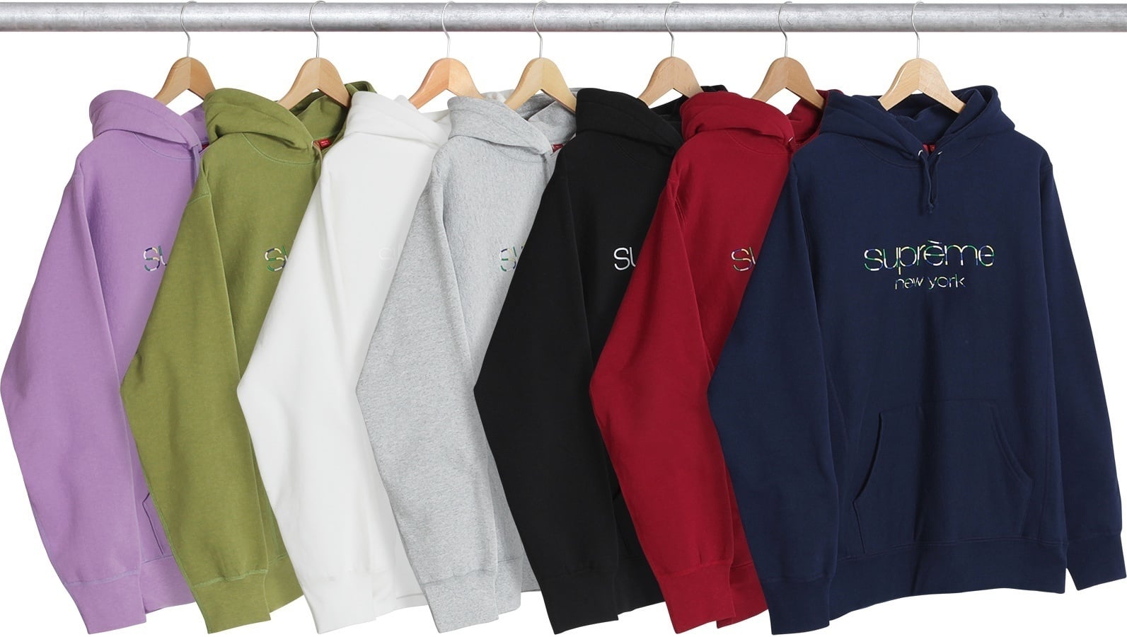 Multi Color Classic Logo Hooded Sweatshirt